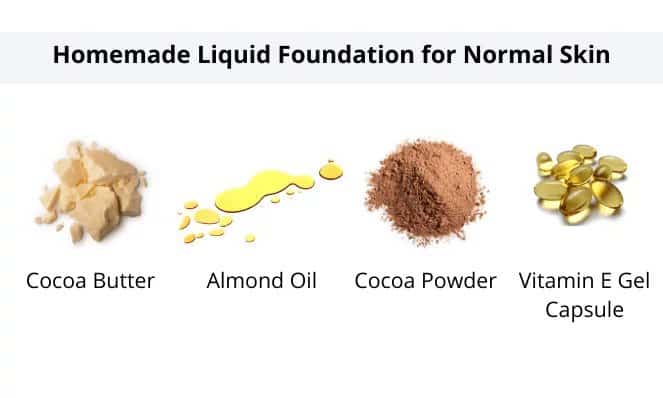 homemade liquid foundation for normal skin