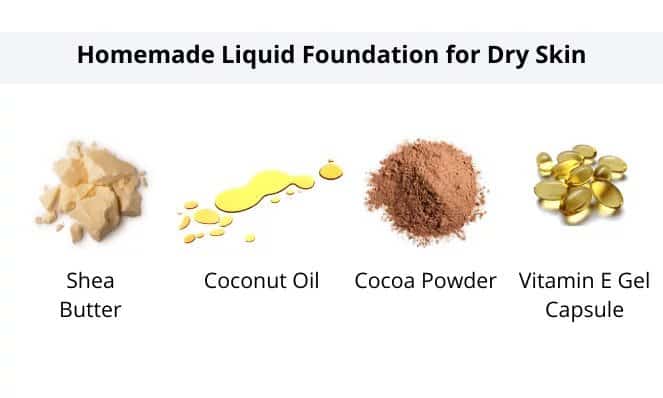 Homemade Liquid Foundation for dry Skin