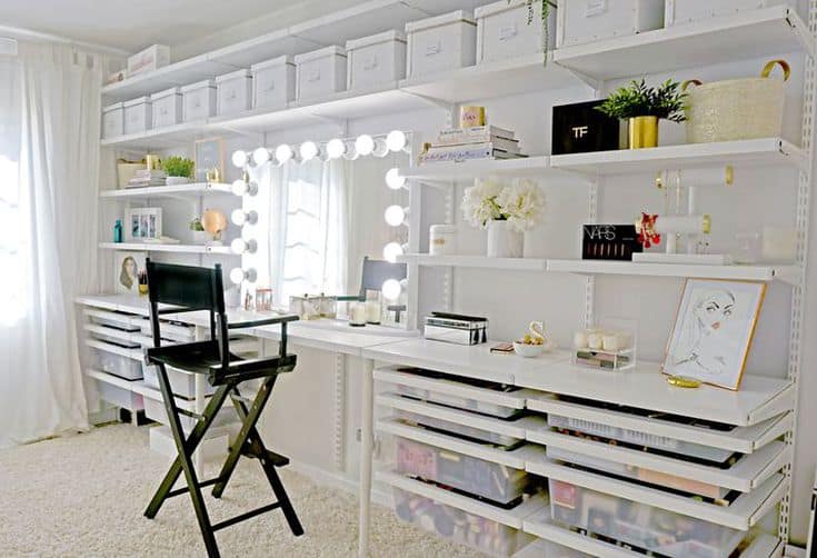 how to organise your dressing table